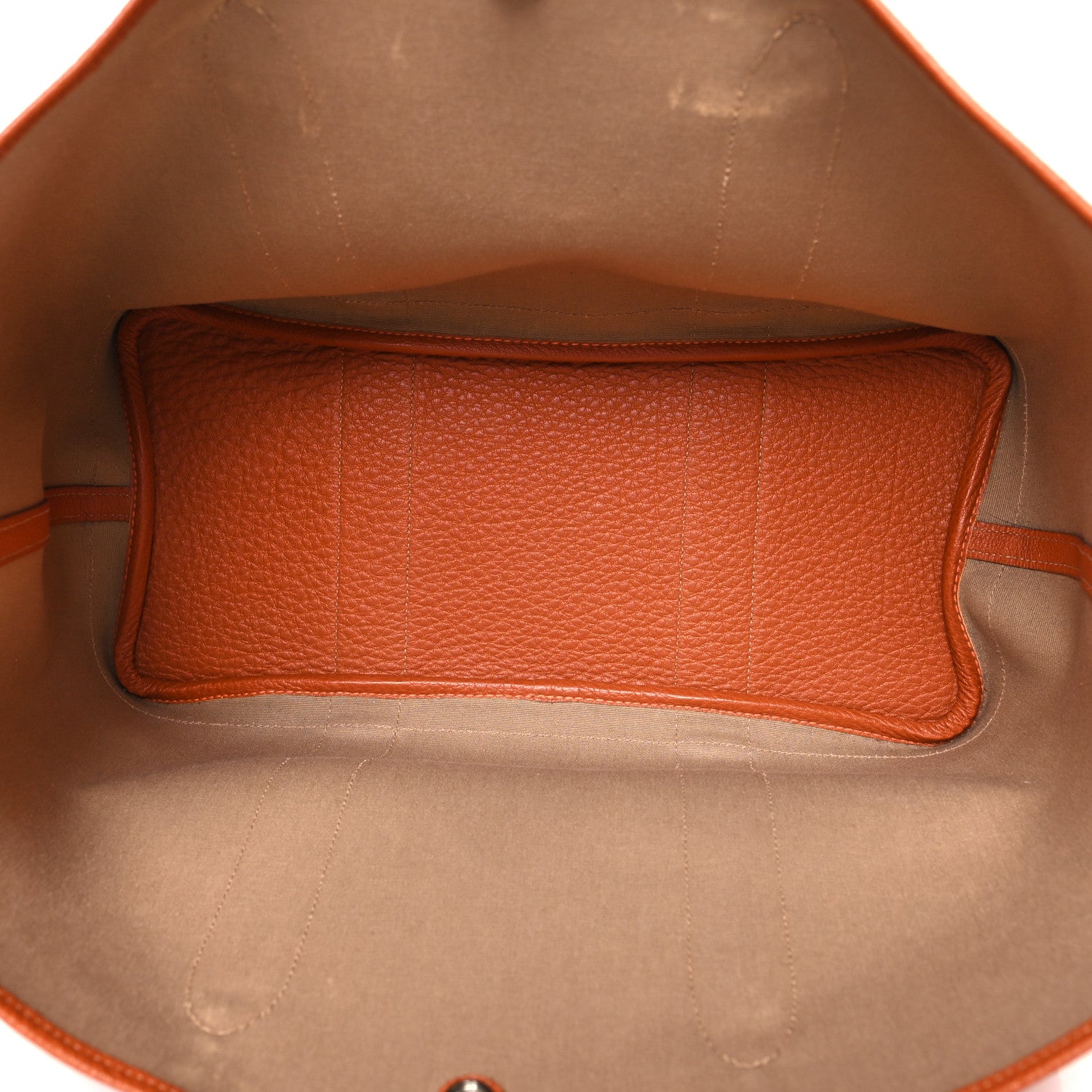 Hermes Toile Negonda Garden Party Tote 36 MM Potiron 5 of 11
