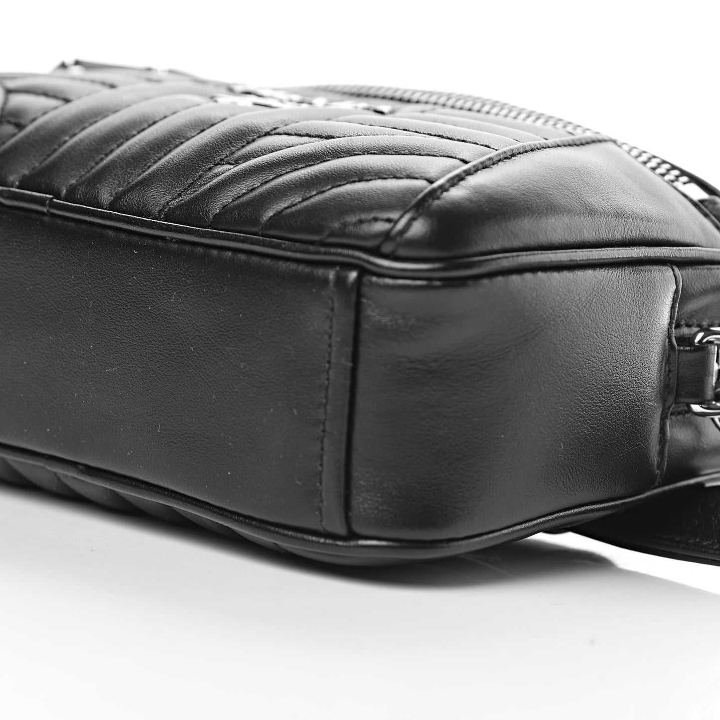 Soft Calfskin Diagramme Belt Bag Black