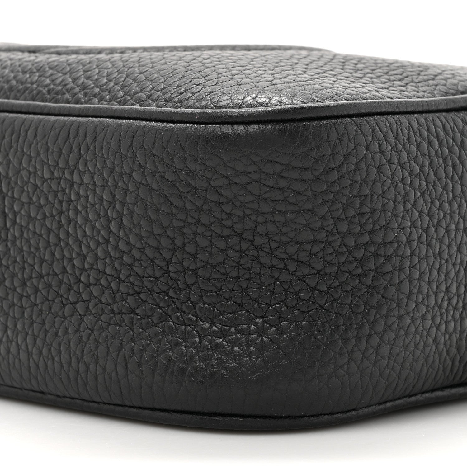 Gucci Pebbled Calfskin Mini Soho Disco Bag Black 9 of 10