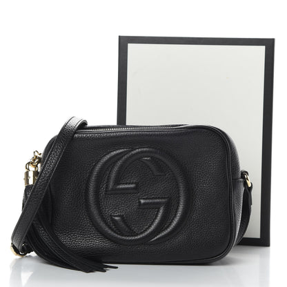 Gucci Pebbled Calfskin Small Soho Disco Bag Black 13 of 13