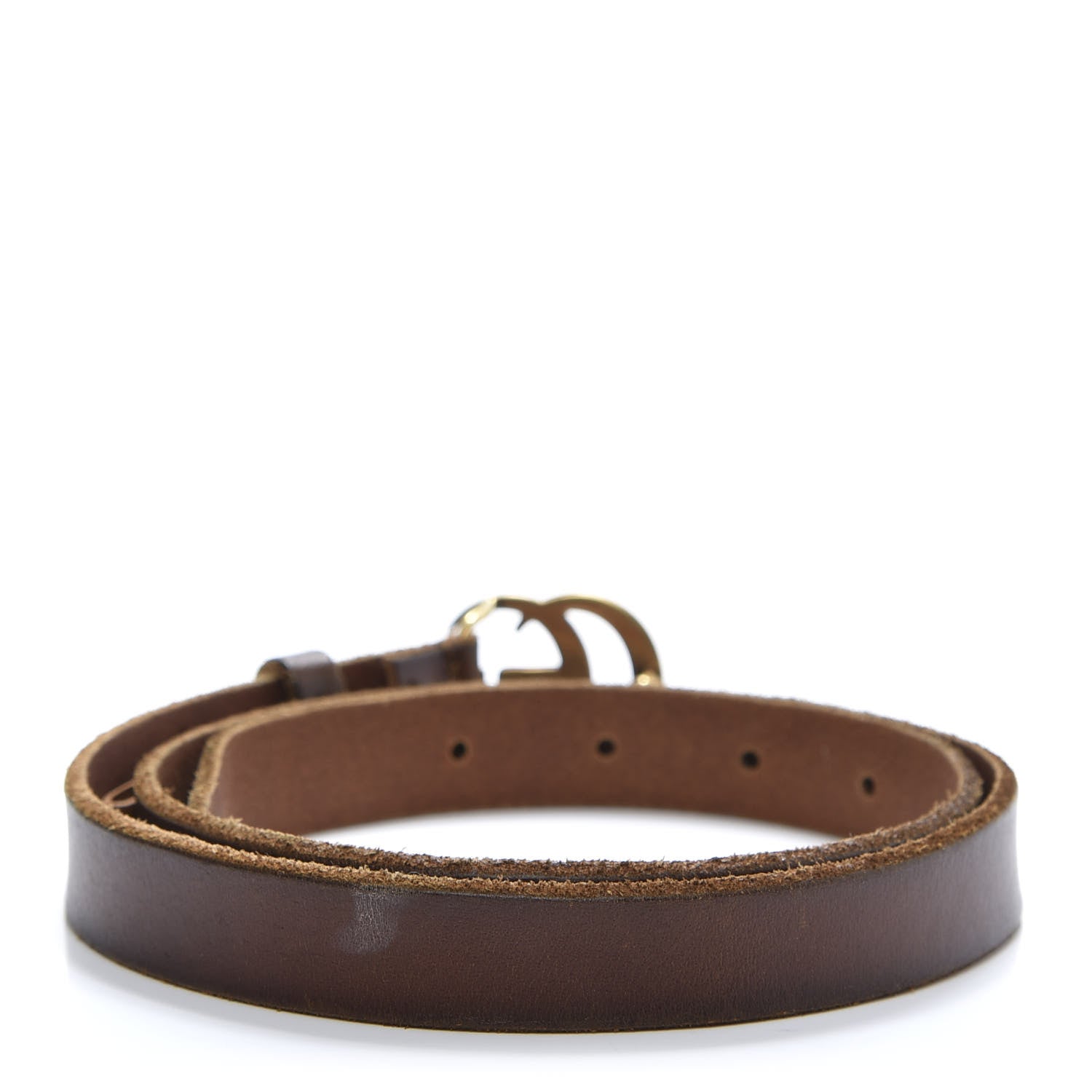 Gucci Faded Calfskin Double G 20mm Belt 80 32 Cuir 2 of 7