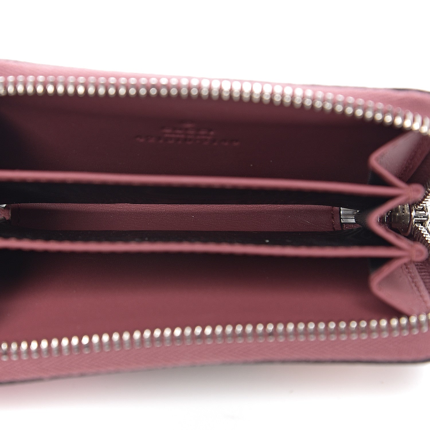Gucci GG Supreme Monogram Blooms Zip Around Card Case Wallet Beige Multicolor Dry Rose 4 of 6