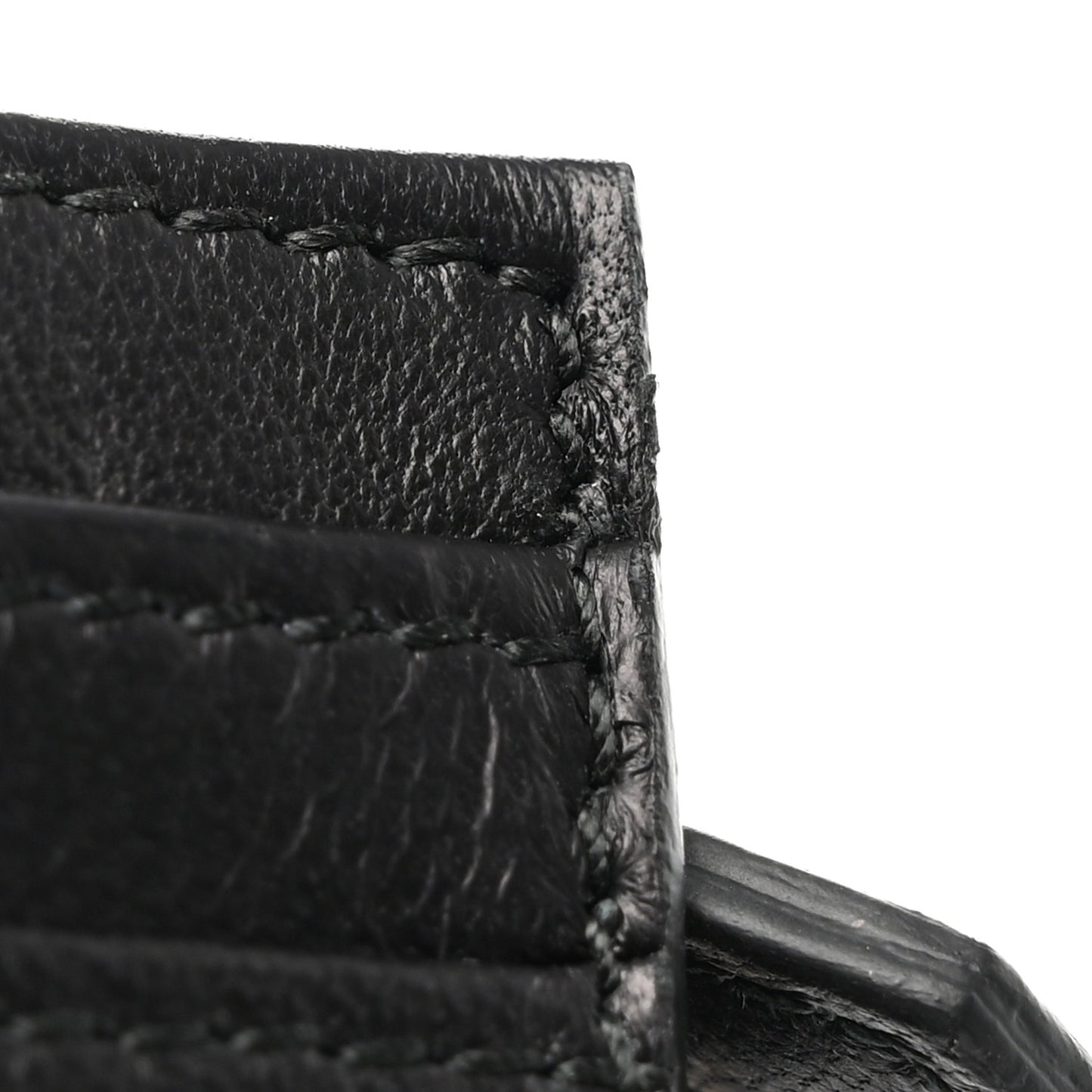 ALEXANDER MCQUEEN Calfskin Studded Wallet on Chain Black