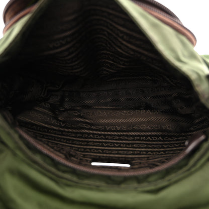 Prada Nylon Vela Small Hunting Bag Green 5 of 14