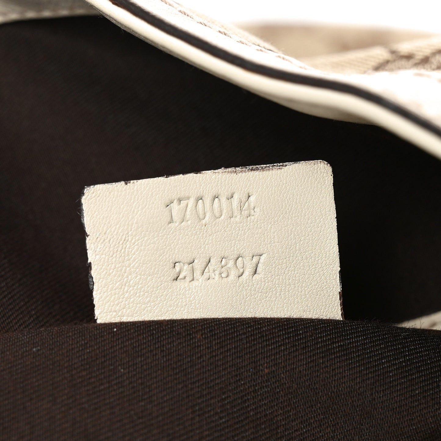 Monogram Large Wave Hobo Off White