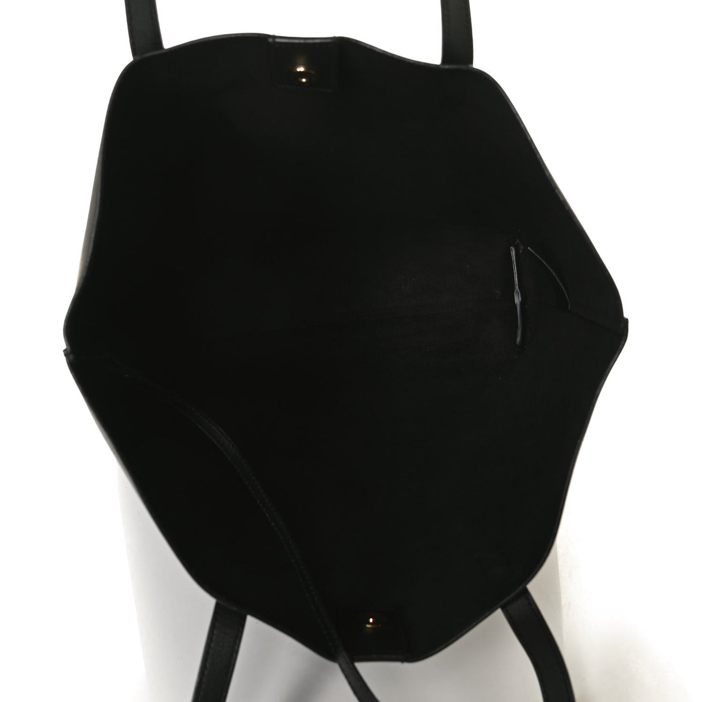 Calfskin Medium Shopping Tote Black
