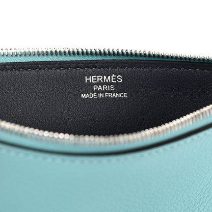 Hermes Evercolor Verso Zipengo PM Toiletry Pouch Bleu Atoll Bleu Saphir 7 of 8