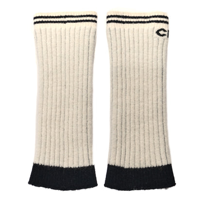 Chanel Combat Boot Leg Warmers White 2 of 3