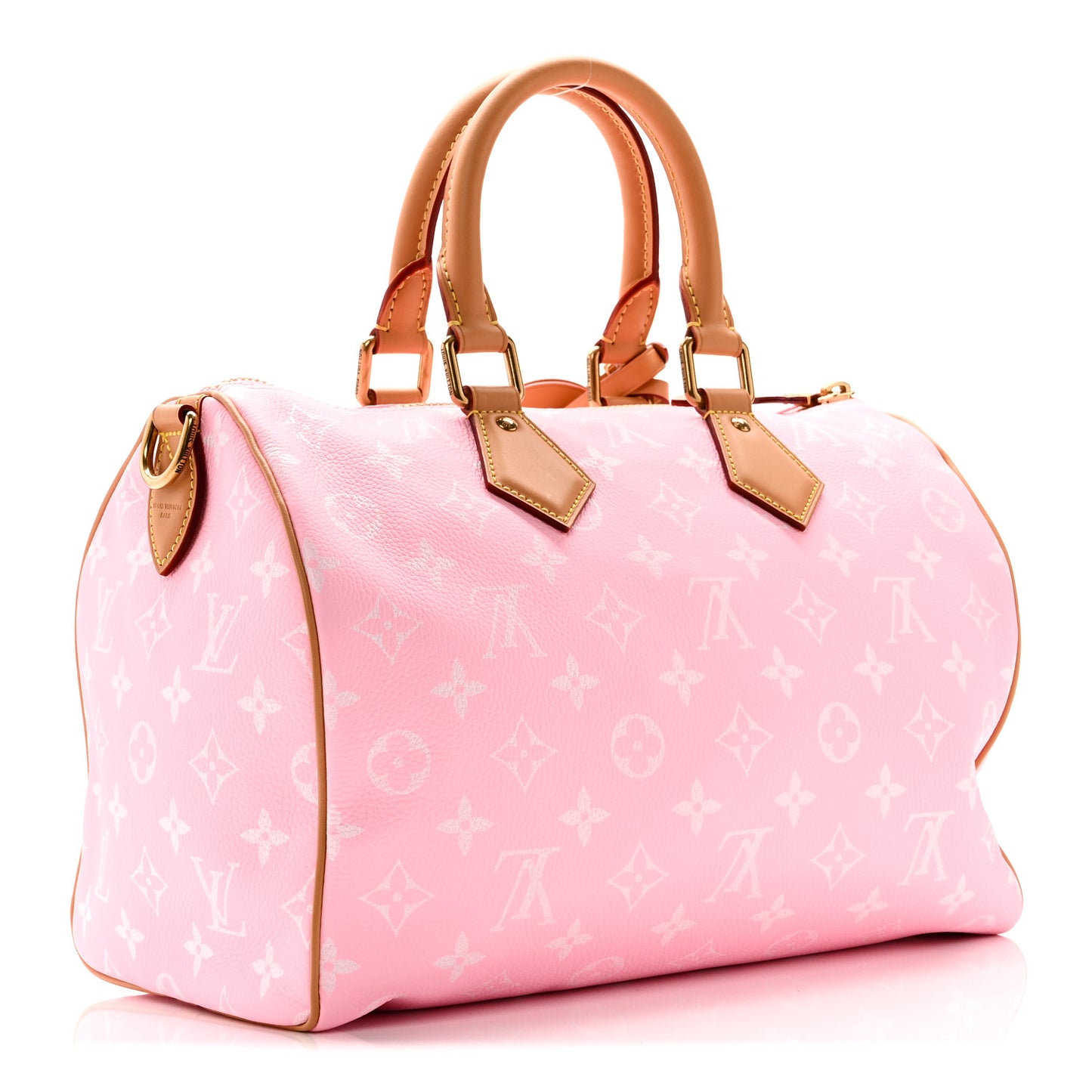 Calfskin Monogram Speedy P9 Bandouliere 30 Candy