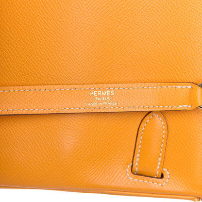 Hermes Epsom Candy Kelly Retourne 35 Jaune D'Or Feu 11 of 11