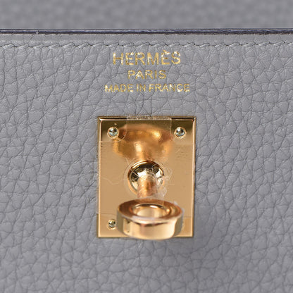 Hermes Togo Kelly Retourne 25 Gris Mouette 25 of 35