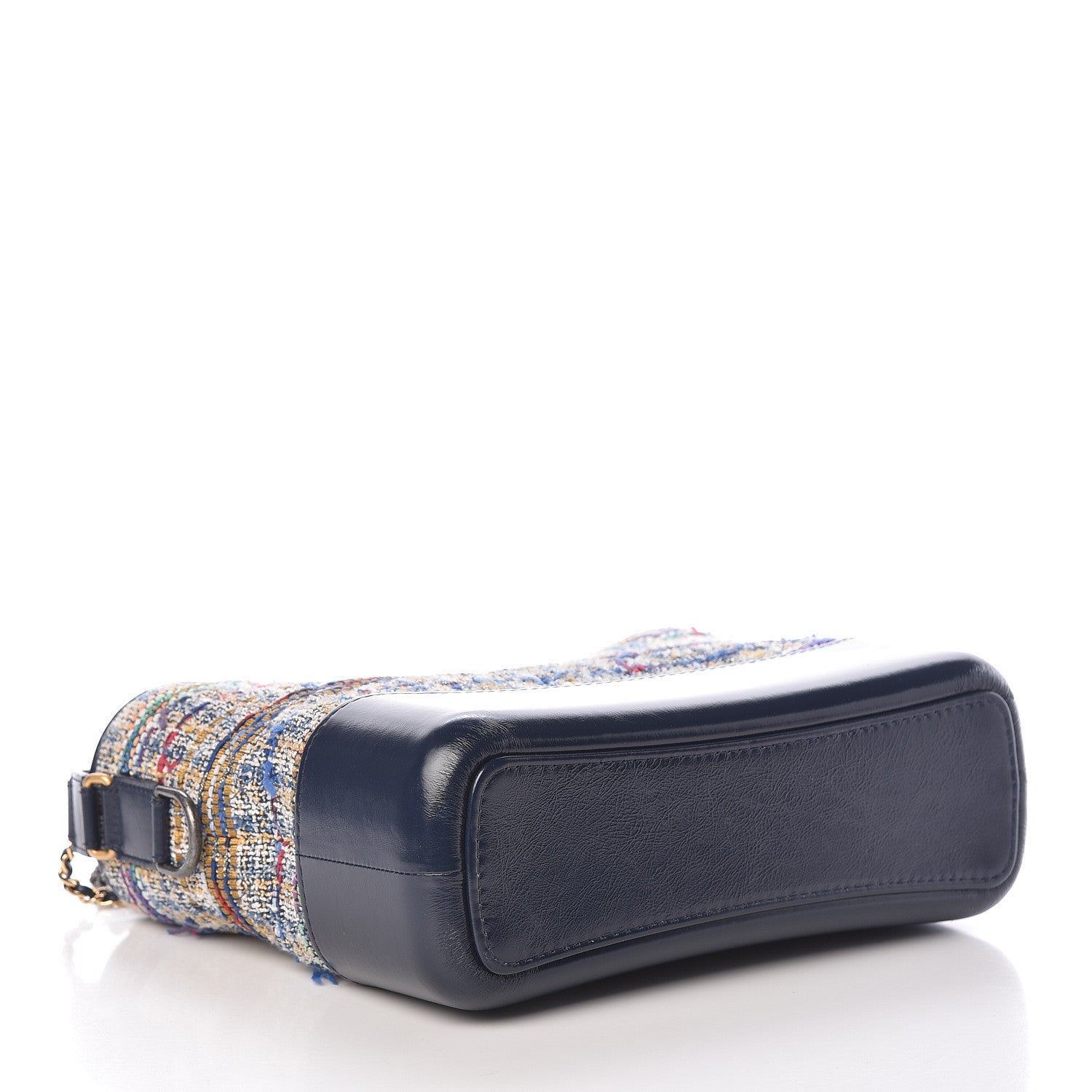 Chanel Tweed Calfskin Medium Gabrielle Hobo Blue 4 of 13