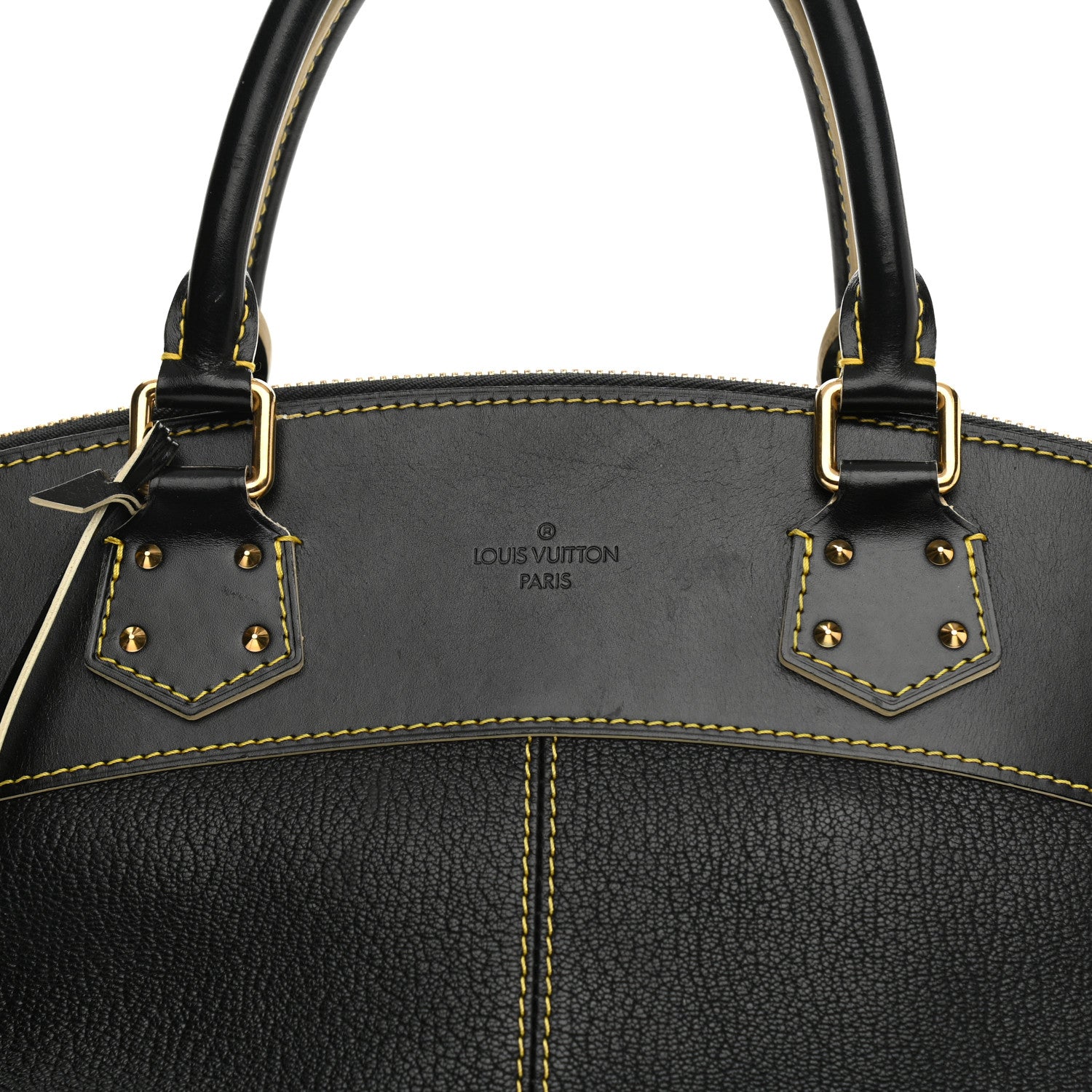 Louis Vuitton Suhali Lockit MM Black 8 of 16