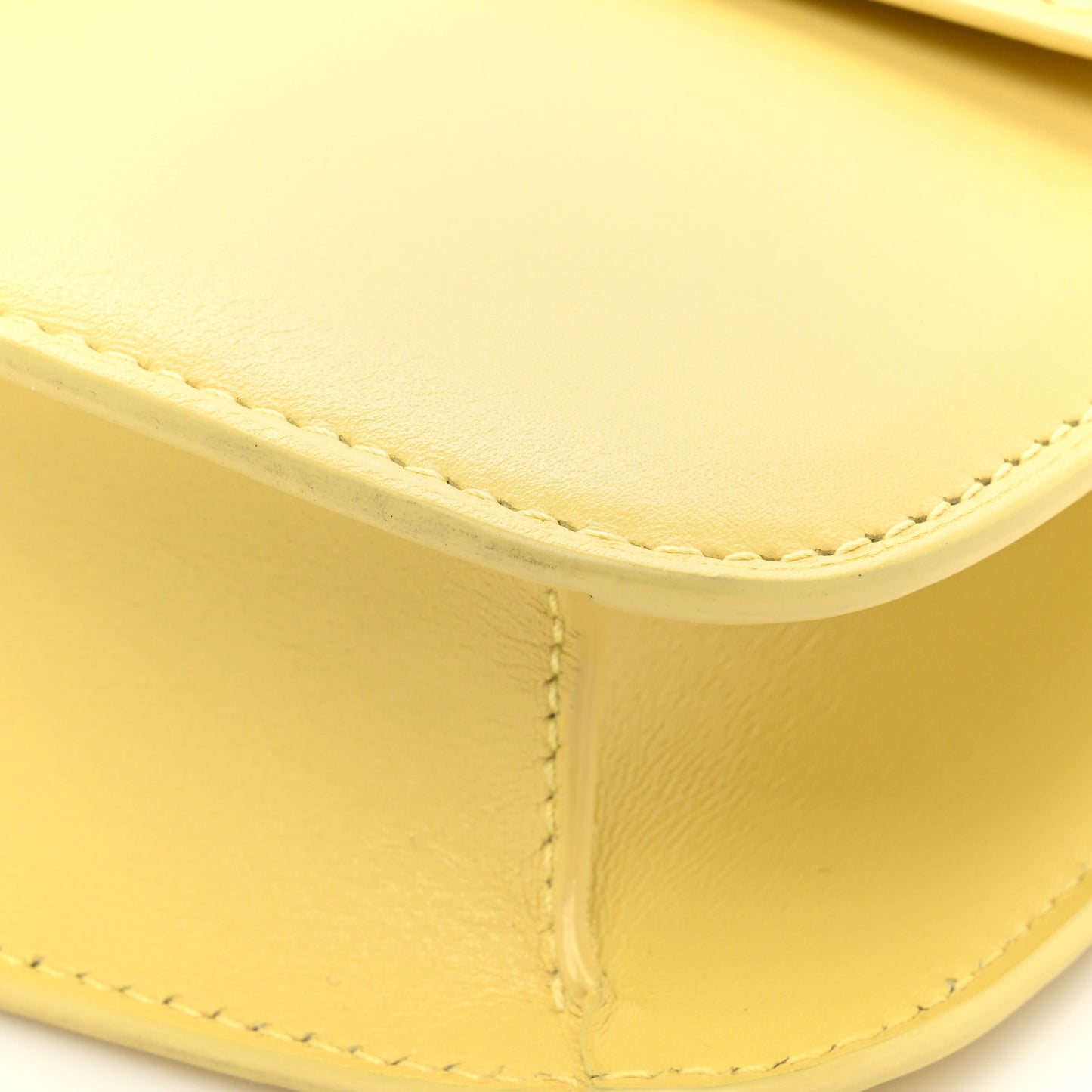 Smooth Calfskin Carre Satchel Paille