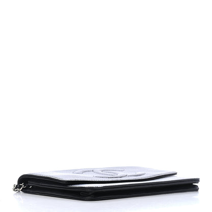 Chanel Caviar Timeless CC Wallet On Chain WOC Black 4 of 12