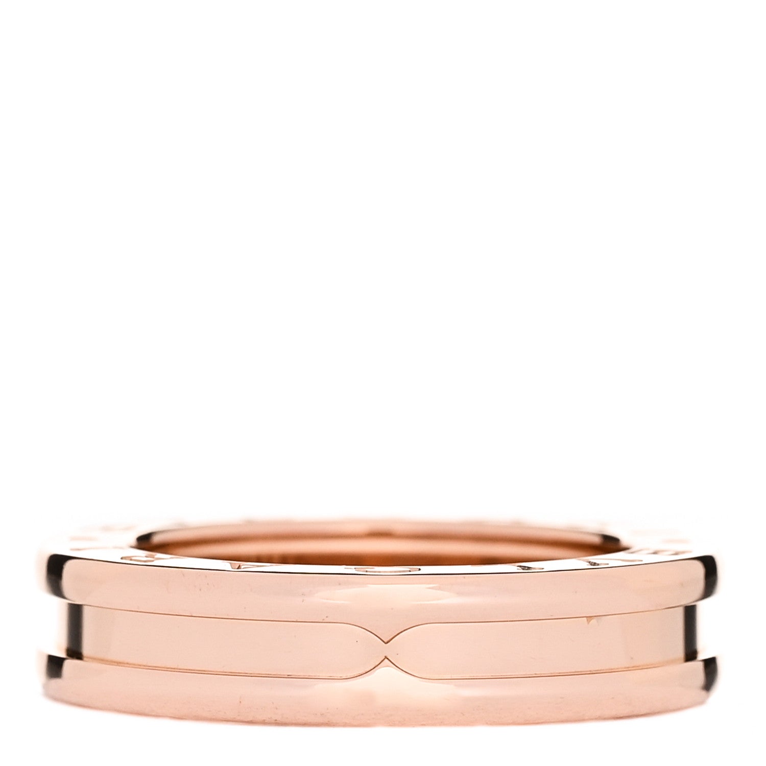 Bulgari 18K Rose Gold B.Zero1 One-Band Ring 48 4.5 3 of 5