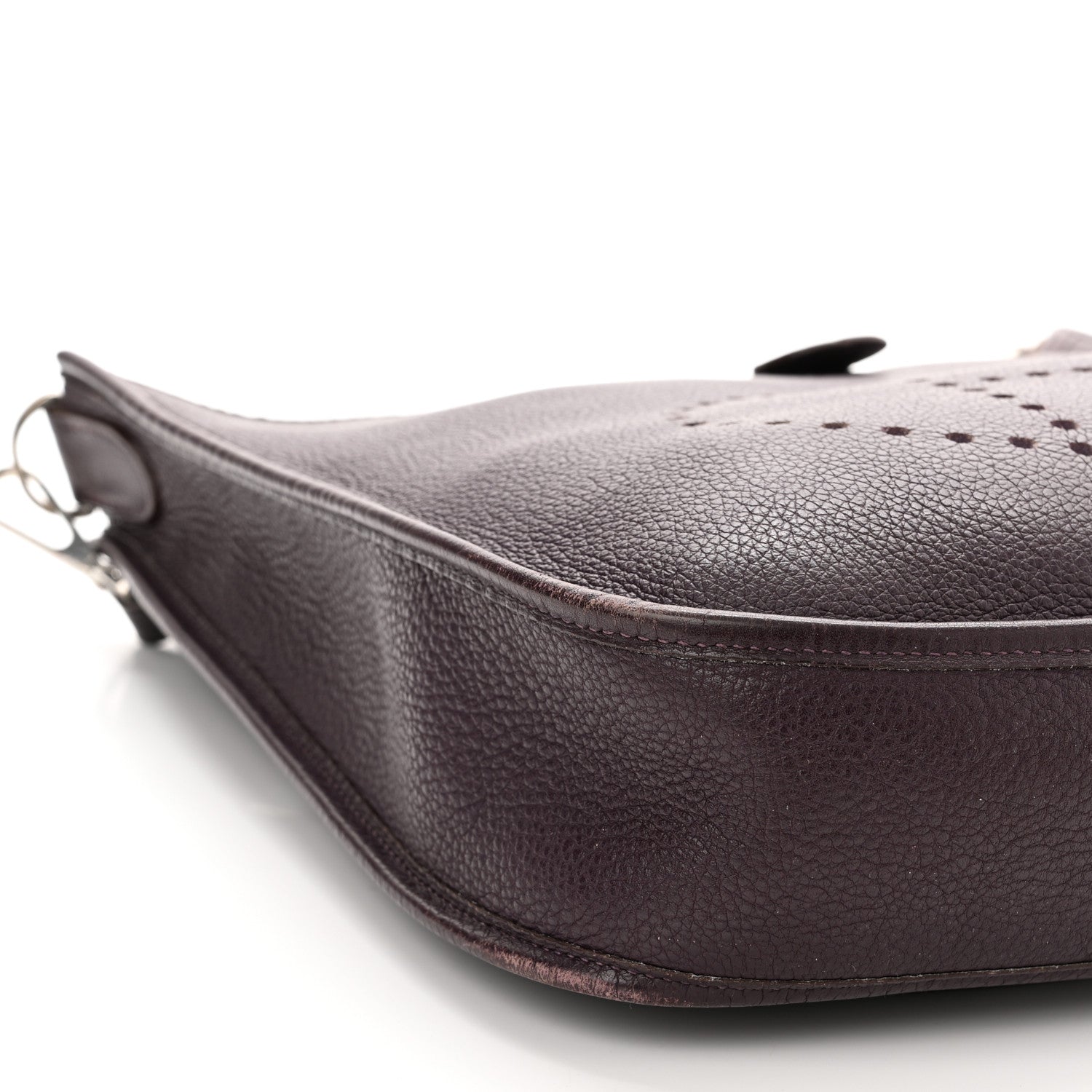 Hermes Taurillon Clemence Evelyne PM Raisin 8 of 12