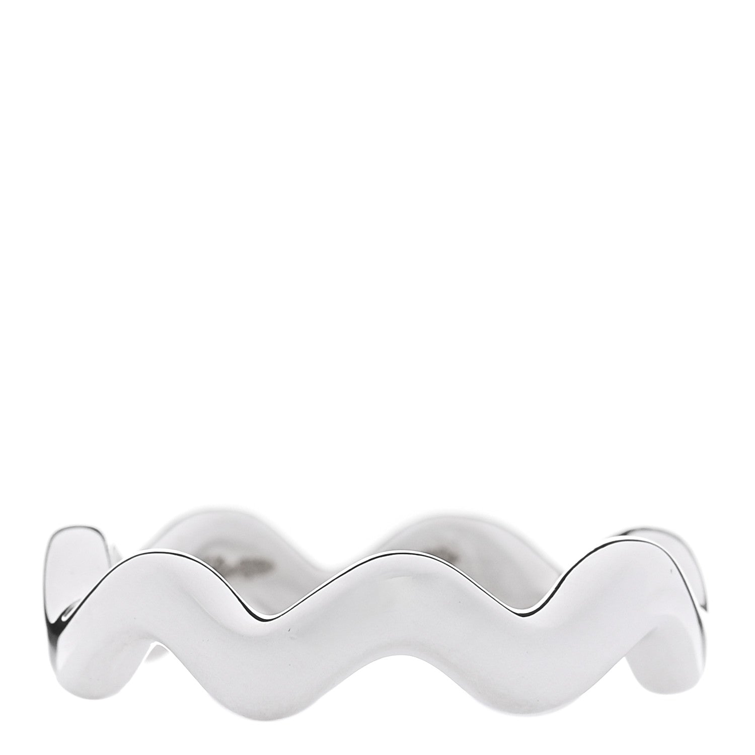 Tiffany Sterling Silver Paloma Picasso Zig Zag Ring 52 6 1 of 5