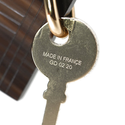 Hermes Permabrass Buffalo Horn Amulette Padlock PM Pendant Necklace 5 of 6