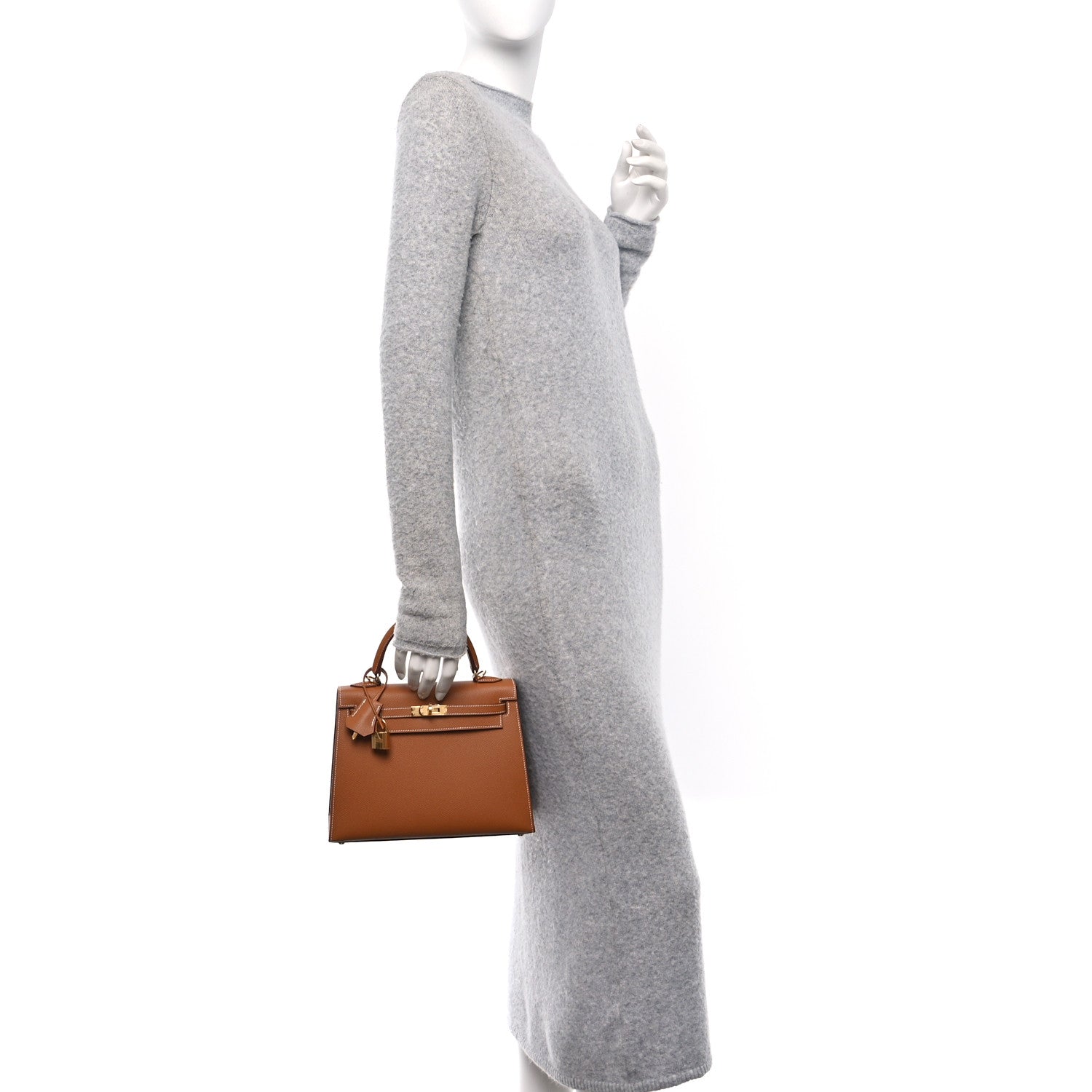 Hermes Epsom Kelly Sellier 25 Gold 2 of 11