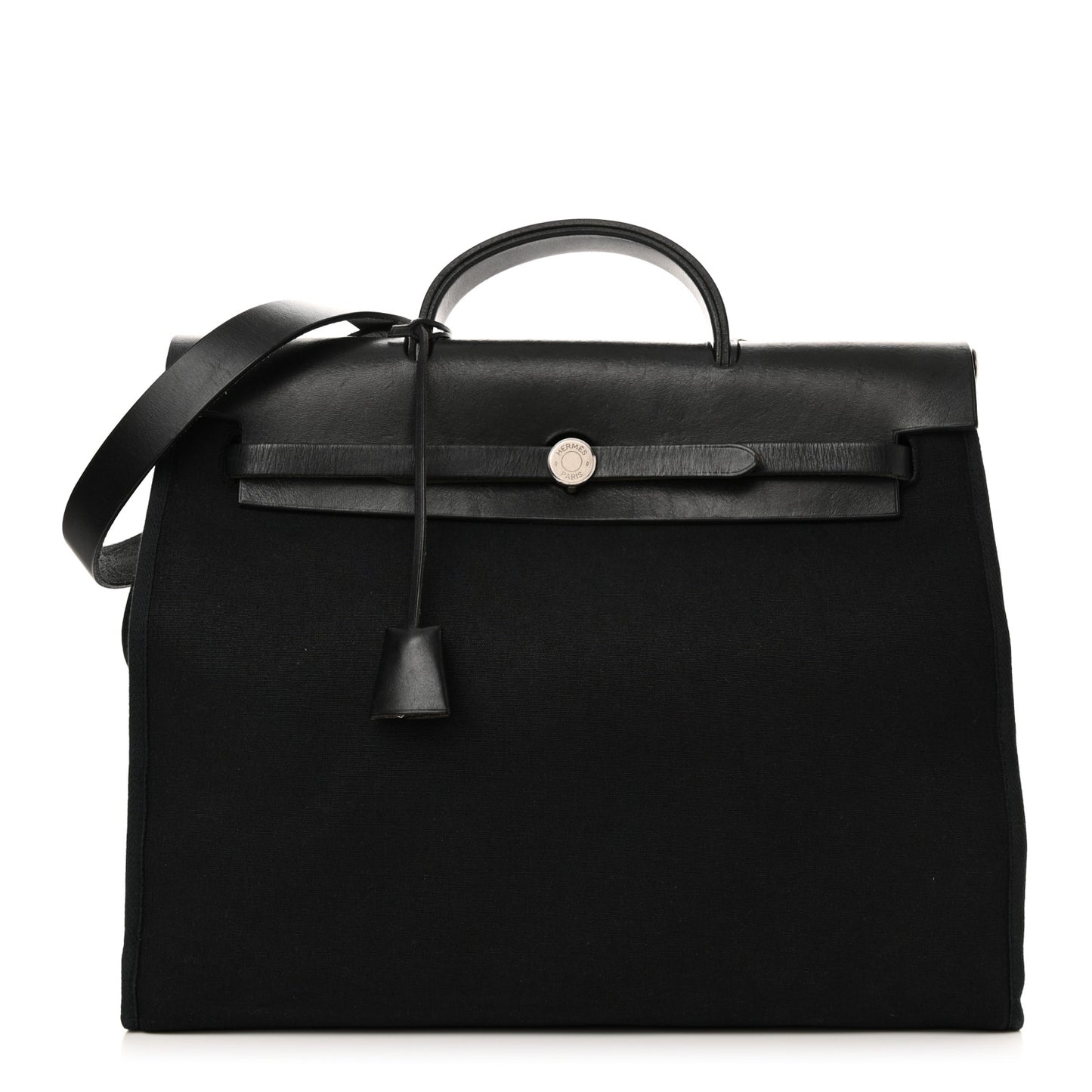Toile Vache Calfskin Herbag 39 MM Black