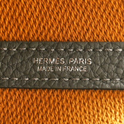 Hermes Toile Militaire Negonda Garden Party 30 TPM Beton Gris Meyer 6 of 8