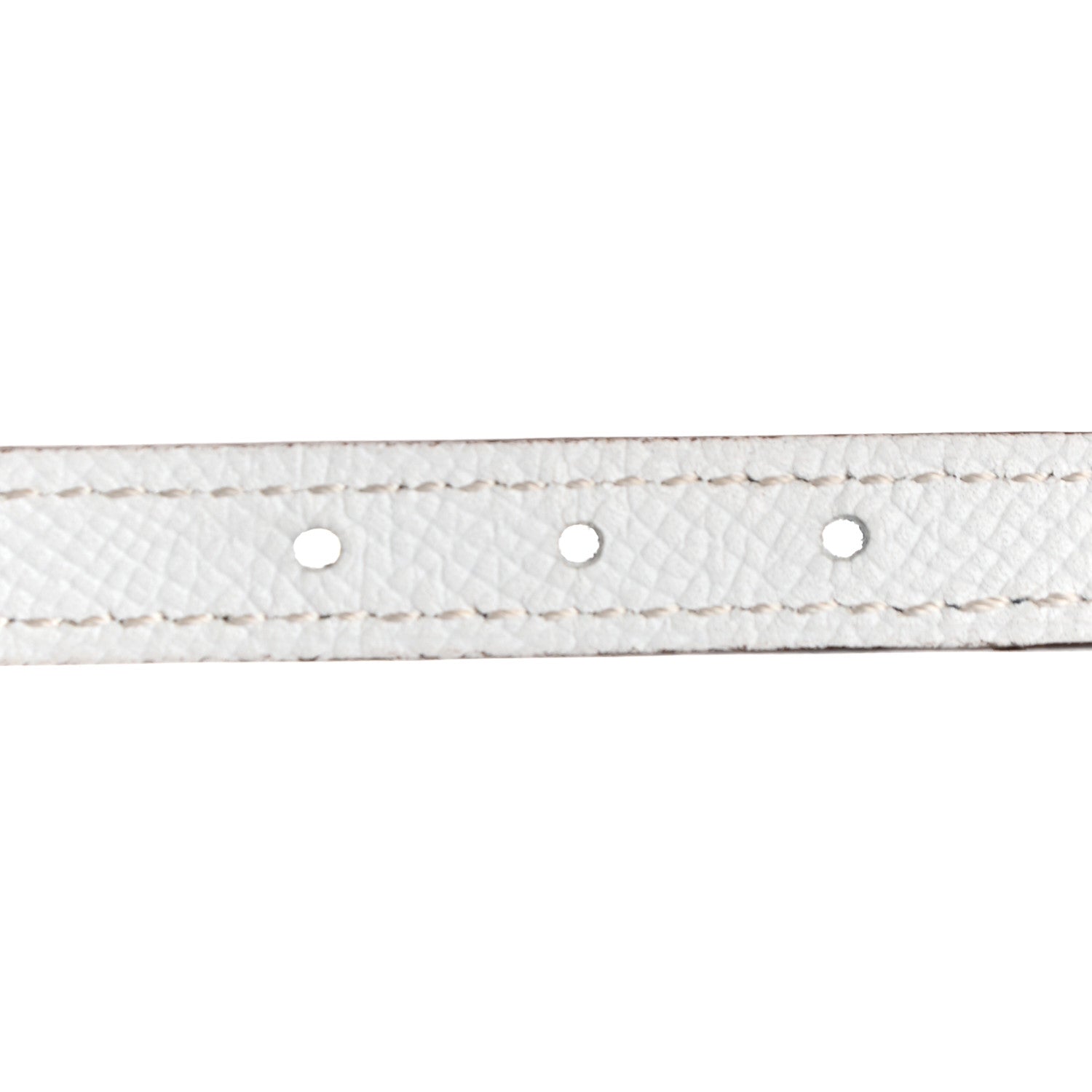 Hermes Epsom 13mm Belt Strap 85 White Colvert 5 of 5
