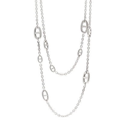 Hermes Sterling Silver Farandole Necklace 120 1 of 6