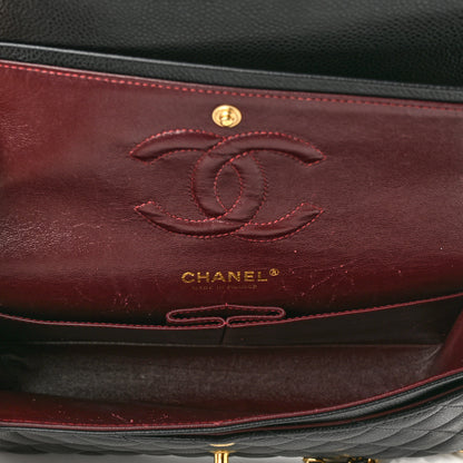 Chanel Caviar Quilted Medium Double Flap Black 5 of 12