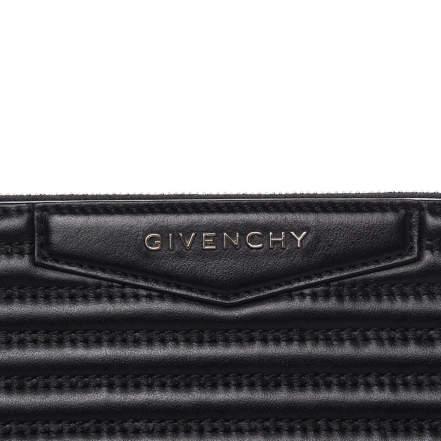 Givenchy Calfskin Stitched Antigona Pouch Black 10 of 11