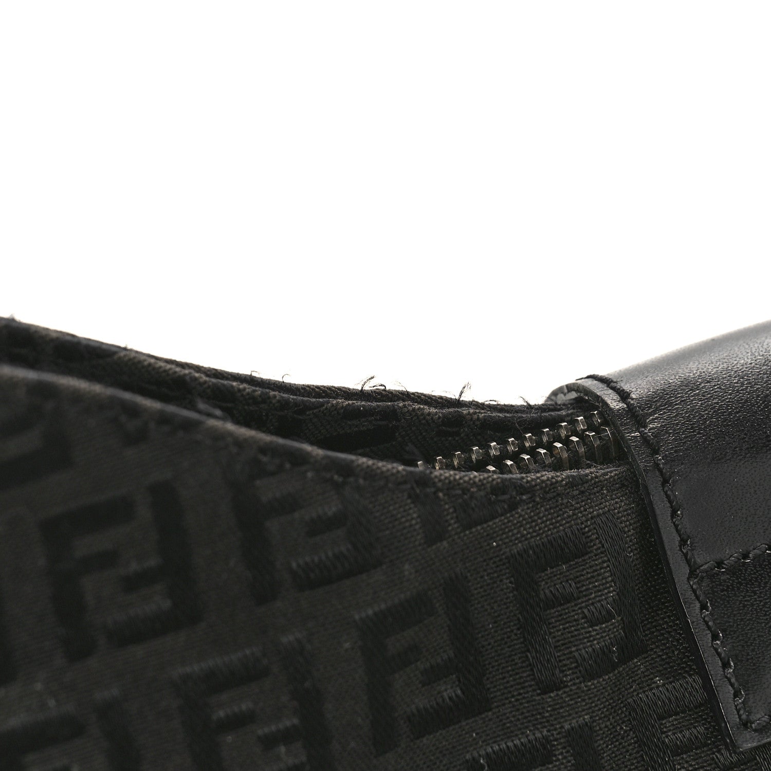 Fendi Zucchino Small Hobo Black 11 of 13