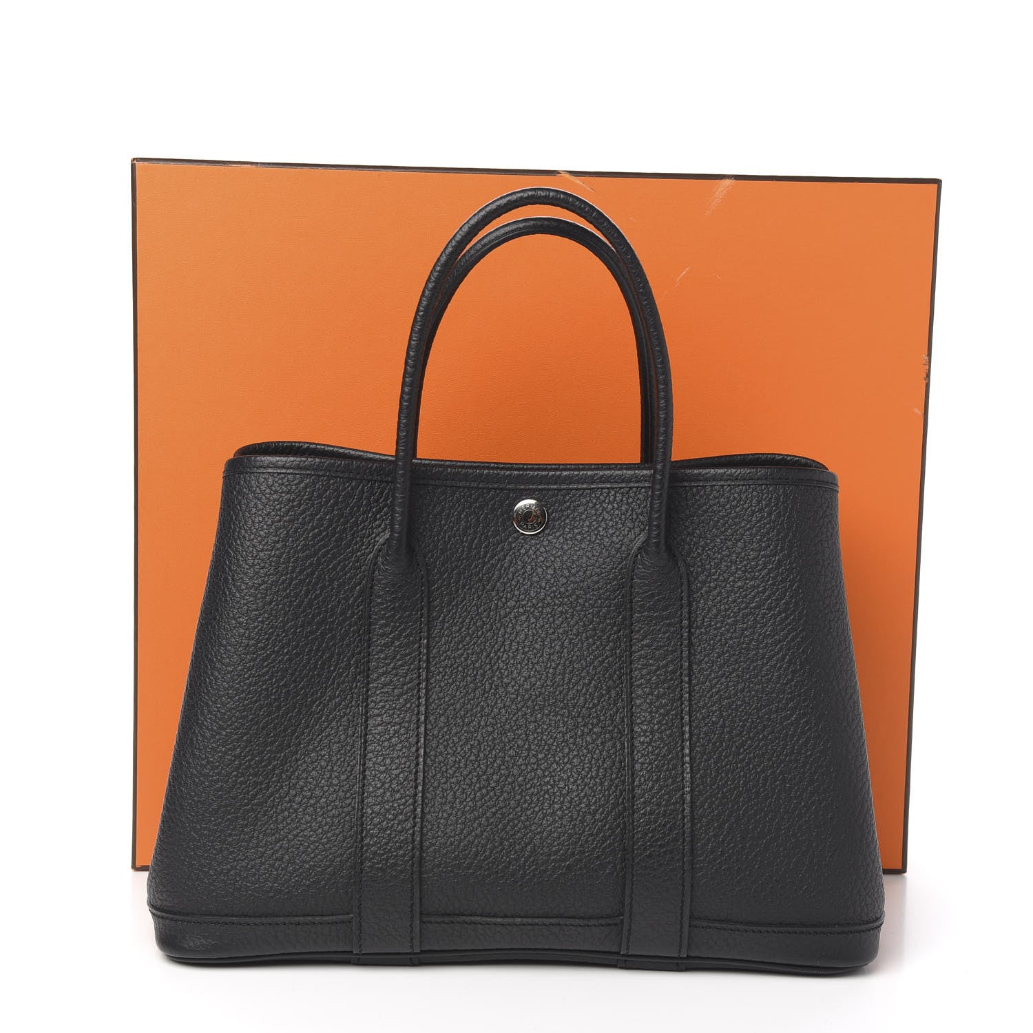 Hermes Vache Country Garden Party 30 TPM Black 10 of 10