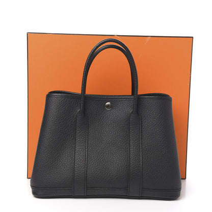 Hermes Vache Country Garden Party 30 TPM Black 10 of 10