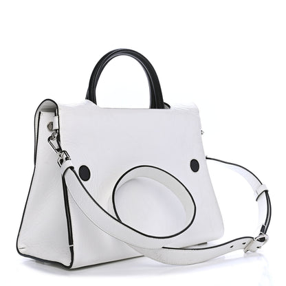 Christian Dior Crinkled Calfskin Medium Diorever Flap White 2 of 5