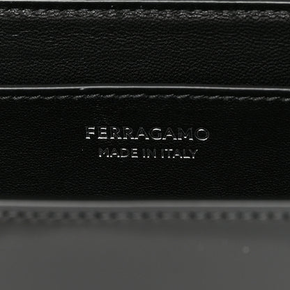 Salvatore Ferragamo Calfskin Geometric Shoulder Bag Black 6 of 11