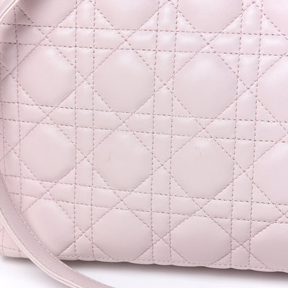 Christian Dior Lambskin Cannage Large Lady Dior Rose Poudre 11 of 13