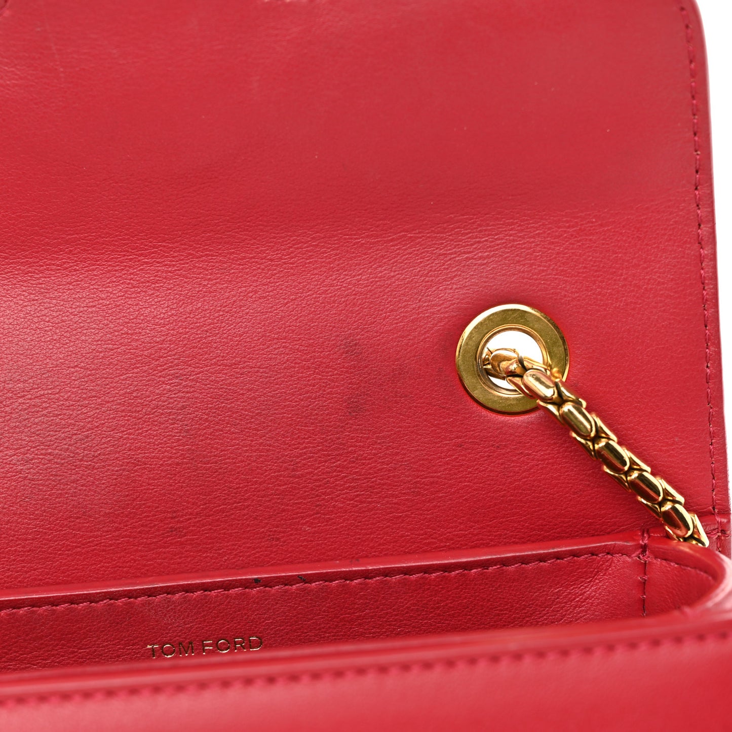 Calfskin Small Sienna Shoulder Bag Red