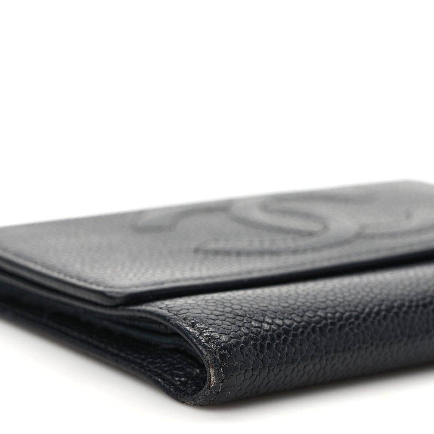 Caviar Timeless CC Flap Wallet Black
