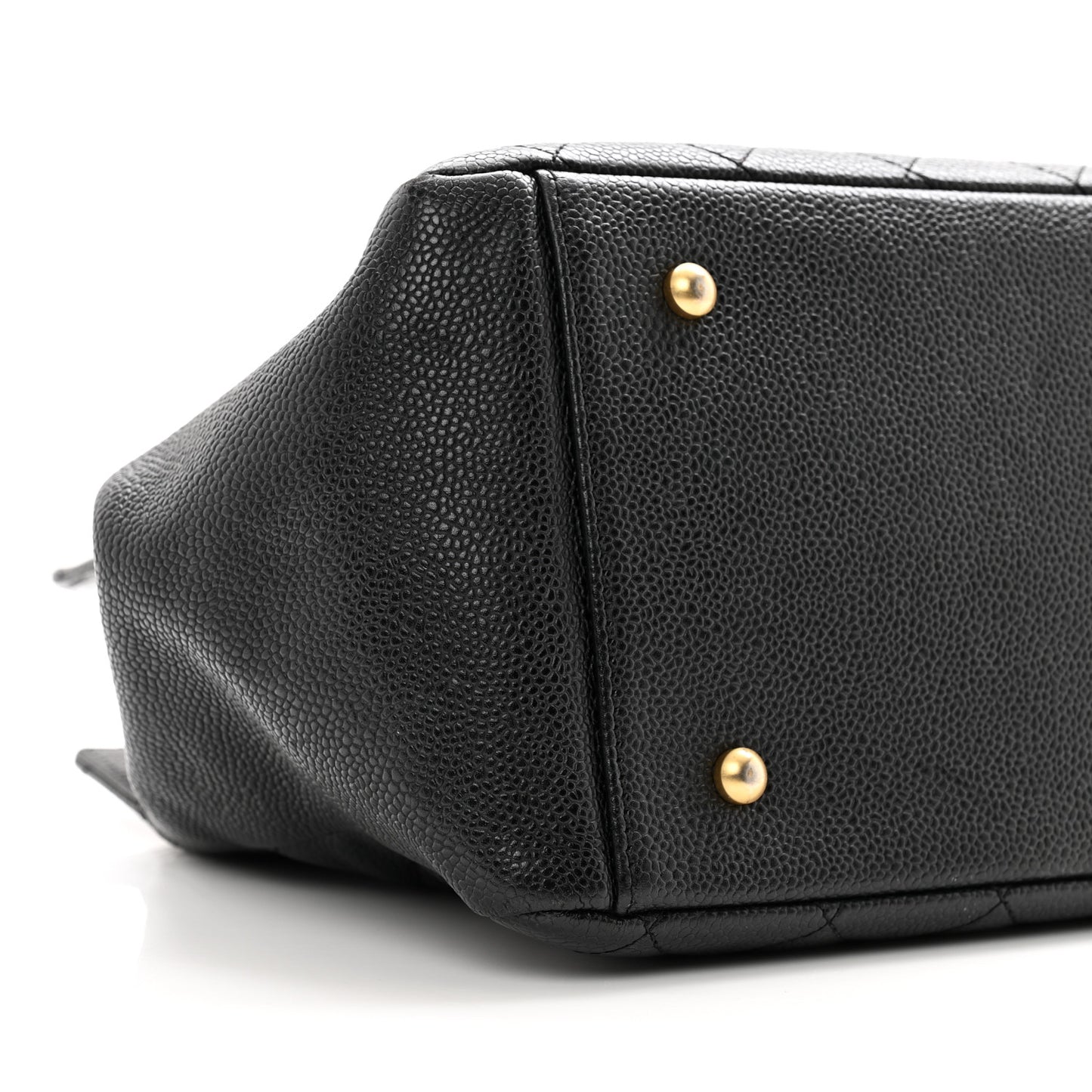 Caviar Quilted Petit Timeless Tote PTT Black