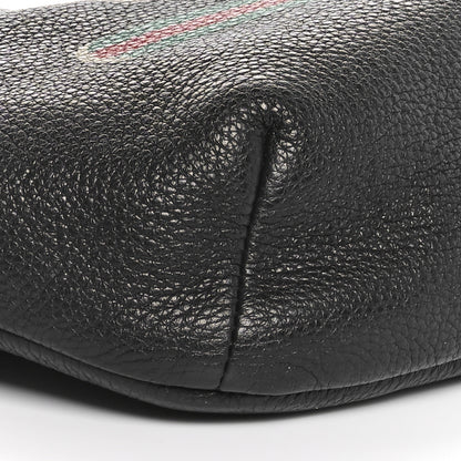 Gucci Grained Calfskin Logo Belt Bag Black 9 of 10