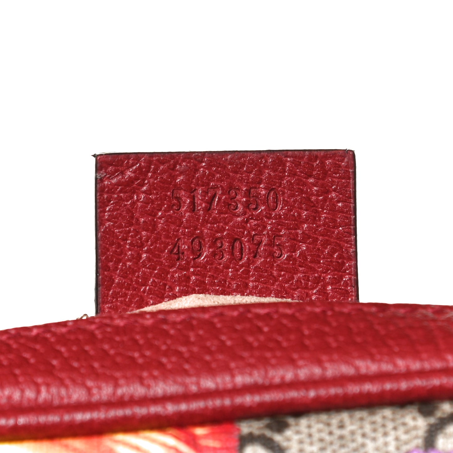 GG Supreme Monogram Flora Web Mini Ophidia Shoulder Bag Red