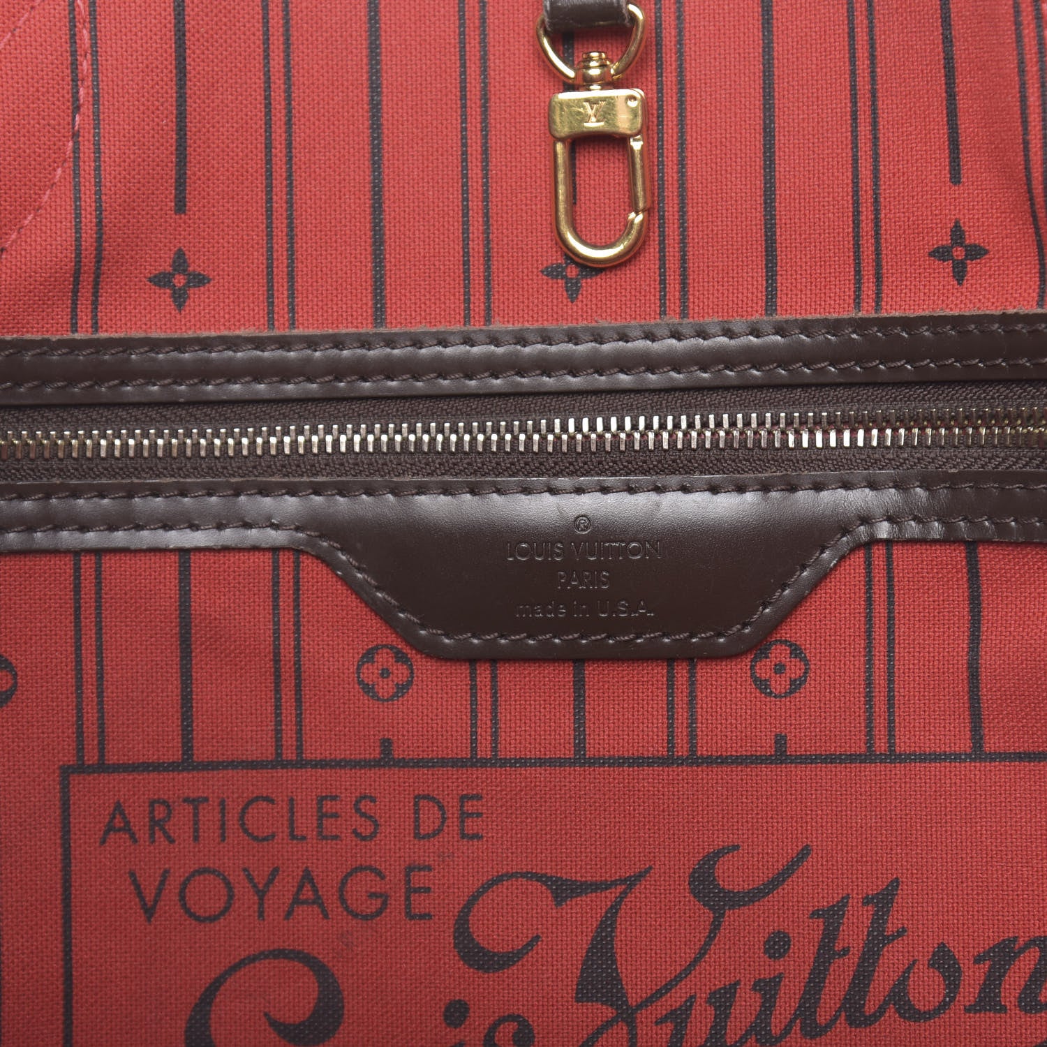 Louis Vuitton Damier Ebene Neverfull GM 6 of 23