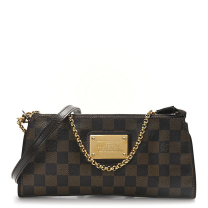 Louis Vuitton Damier Ebene Eva Clutch 1 of 9