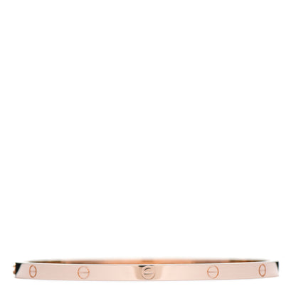 Cartier 18K Pink Gold Small LOVE Bracelet 17 2 of 4