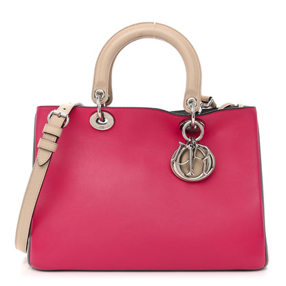 Christian Dior Smooth Calfskin Medium Tri-Color Diorissimo Multicolor 1 of 15