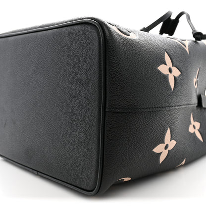 Louis Vuitton Empreinte Monogram Giant Neonoe MM Black Beige 10 of 14