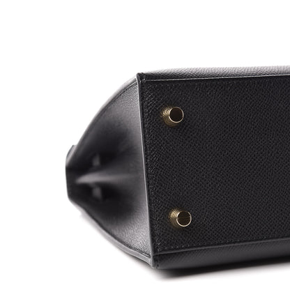 Hermes Epsom Kelly Sellier 25 Black 7 of 41