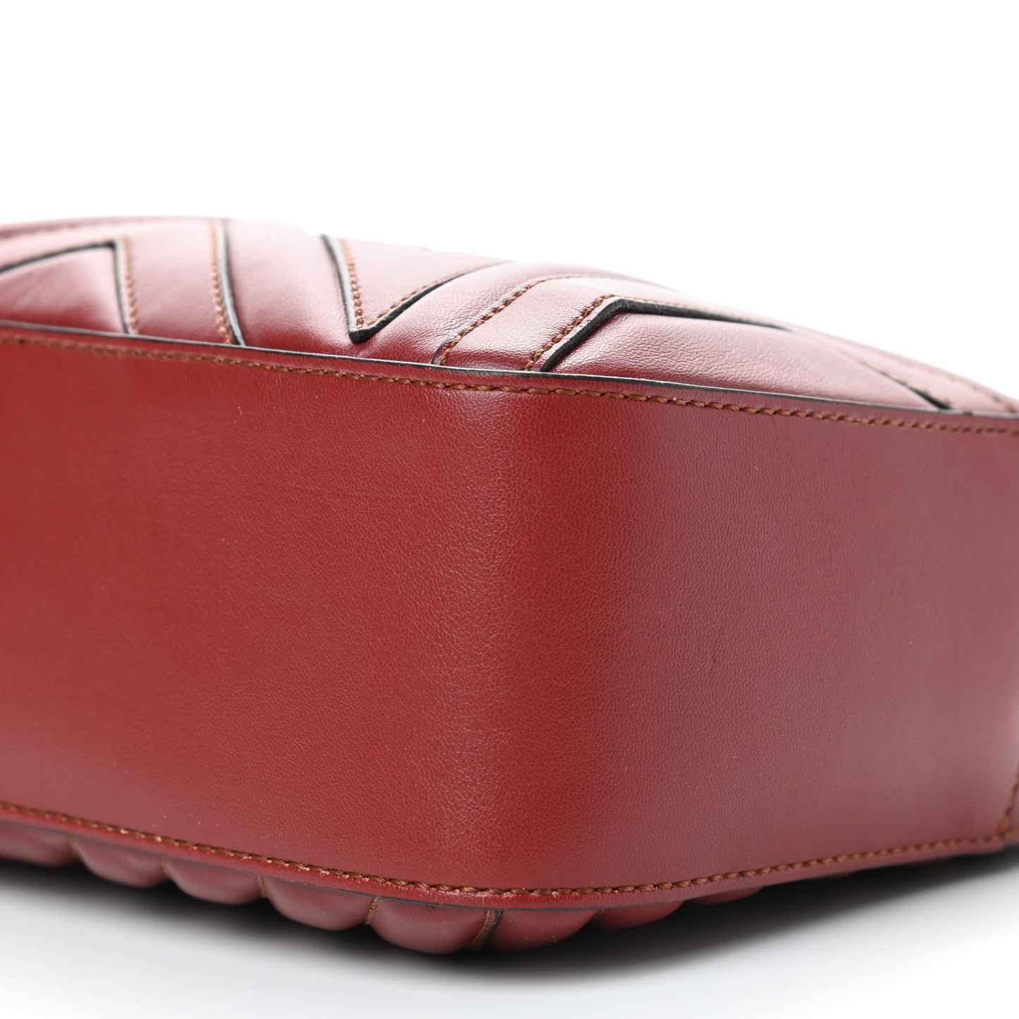 Eco Alter Nappa Star Patch Shoulder Bag Red