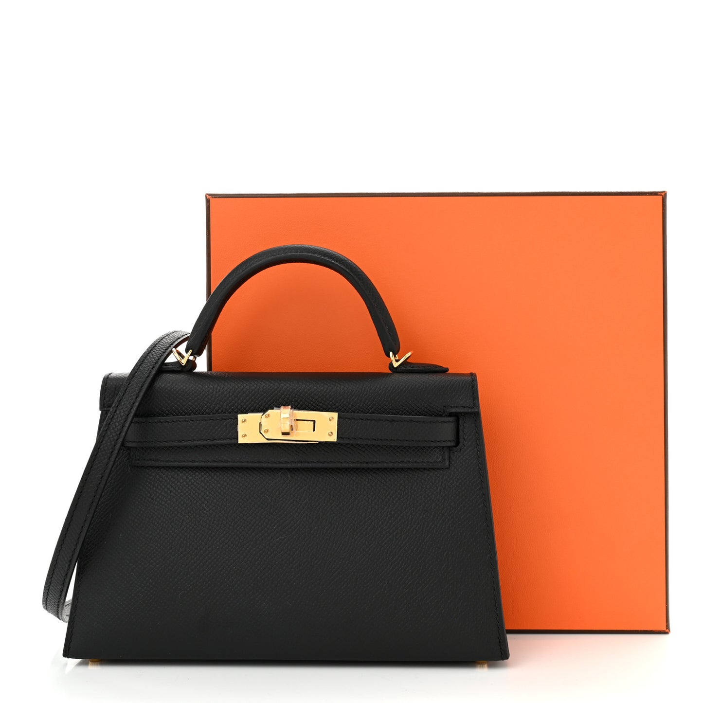 Epsom Mini Kelly Sellier 20 Black