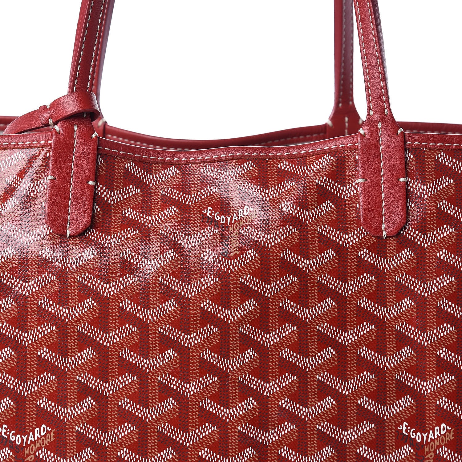Goyard Goyardine Saint Louis PM Red 9 of 13